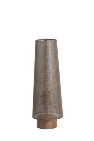 Light & Living - Tafellamp HOWIE 42cm - bruin