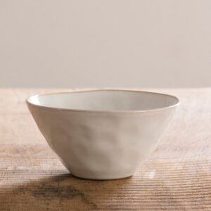 Organic Servies - kom WIT Ø14 cm