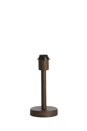 Light & Living - Lampenvoet WASHINGTON 26cm - Donkerbruin houtlook
