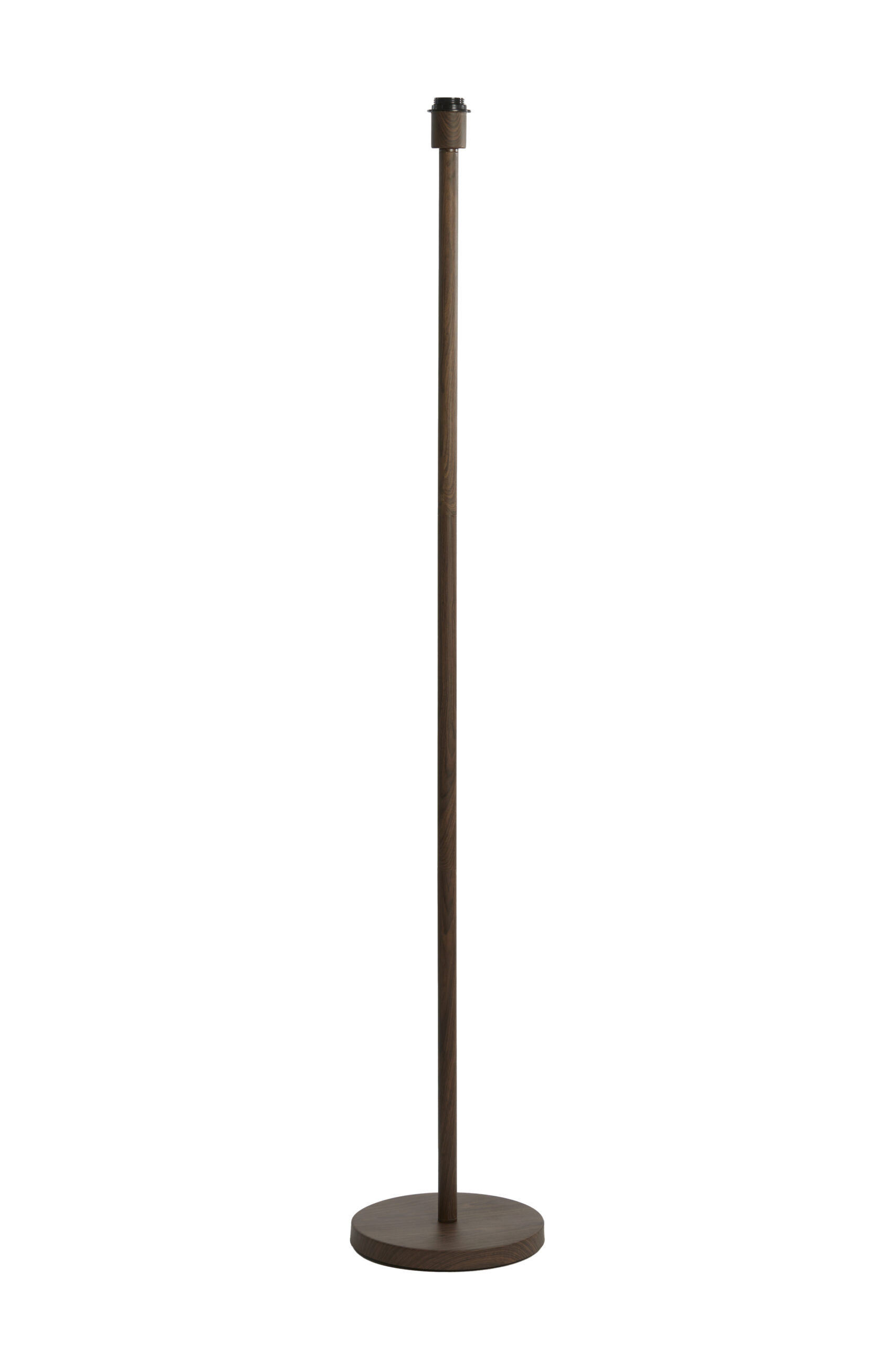 Light & Living - Vloerlamp WASHINGTON 148,5cm - Donkerbruin houtlook