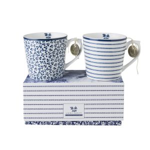 Laura Ashley Blueprint SET/2 MINI MUGS IN GIFTBOX