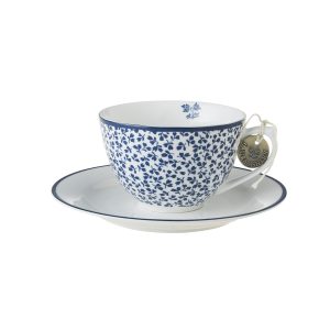 Laura Ashley CAPPUCCINO CUP & SAUCER FLORIS