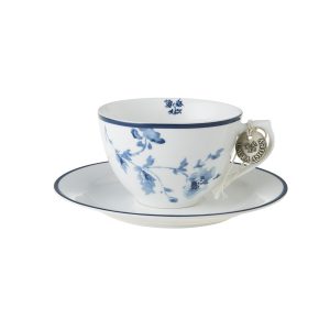 Laura Ashley CAPPUCCINO CUP & SAUCER CHINA ROSE
