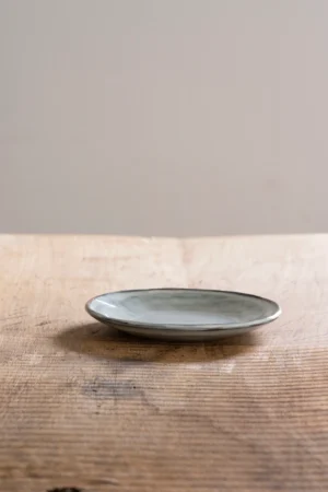 Organic Servies - bord BLAUW Ø17 cm