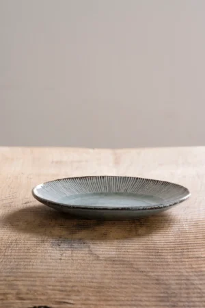 Organic Servies - bord BLAUW Ø 21,5 cm