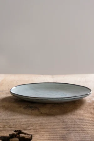 Organic Servies - bord BLAUW Ø 26,5 cm