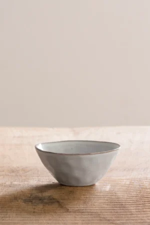 Organic Servies - kom LICHT GRIJS Ø 11,5 cm