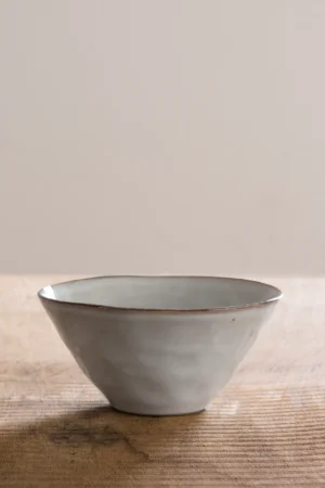 Organic Servies - kom LICHT GRIJS Ø14 cm