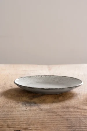 Organic Servies - bord LICHT GRIJS Ø 21,5 cm