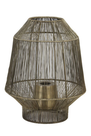 Light & Living - Tafellamp VITORA 46cm - Antiek Brons