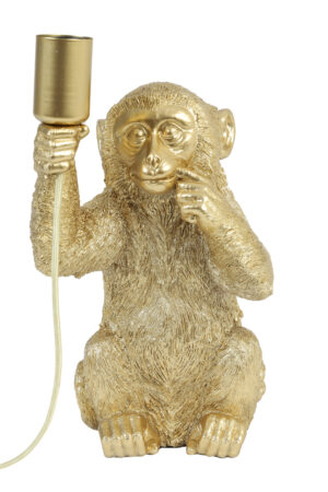 Light & Living - Tafellamp MONKEY - Goud - 2 MATEN