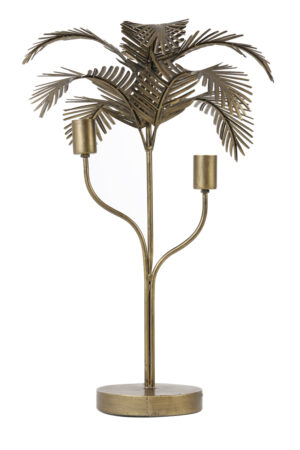 Light & Living -  Tafellamp PALM Ø44x68cm - Antiek Brons