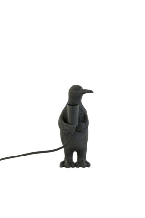 Light & Living - Tafellamp PENGUIN 24 cm - Zwart