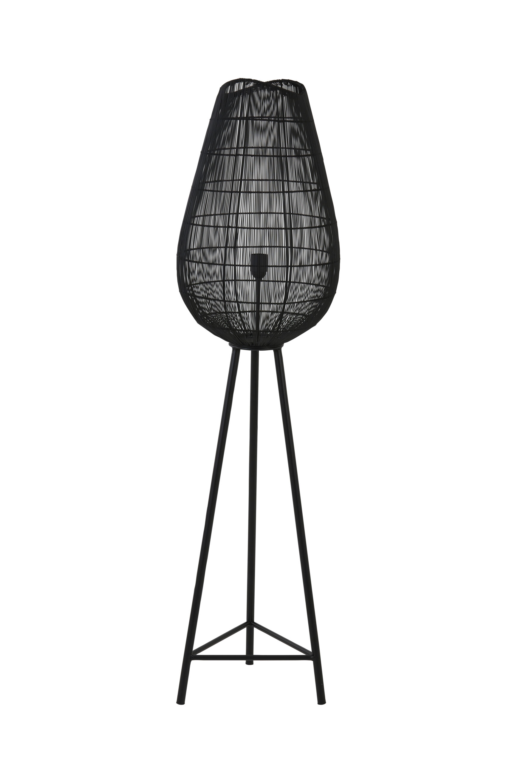 Light & Living - Vloerlamp YUMI 145cm - Zwart