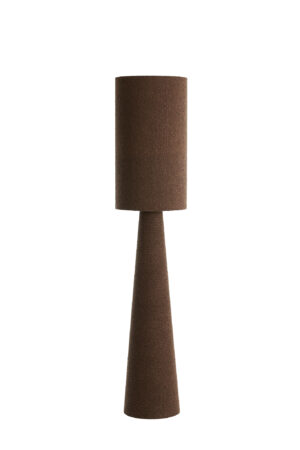 Light & Living - Vloerlamp MICKY 180cm - Bouclé Bruin