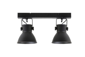Light en Living 2932312 - Hang-/wandlamp 2L 45x18x25 cm ELIANO mat zwart