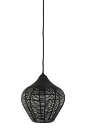 Light & Living - Hanglamp ALVARO Ø20x22cm - Zwart