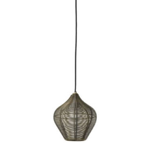 Light & Living - Hanglamp ALVARO Ø20x22cm - Antiek Brons