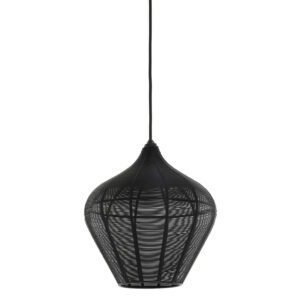 Light & Living - Hanglamp ALVARO Ø27x29,5cm - Zwart