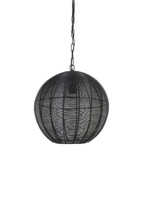 Light en Living 2948112 - Hanglamp Ø40x44 cm AMARAH mat zwart