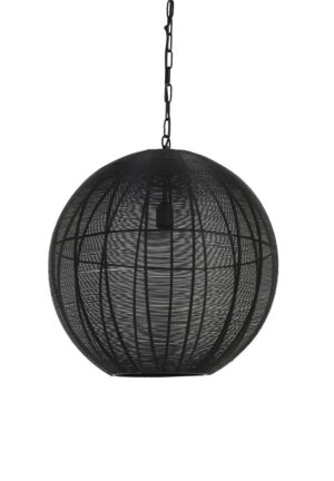 Light en Living 2948212 - Hanglamp Ø50x54 cm AMARAH mat zwart
