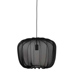 Light & Living - Hanglamp PLUMERIA 50cm - zwart