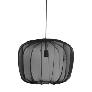 Light & Living - Hanglamp PLUMERIA 60cm - zwart