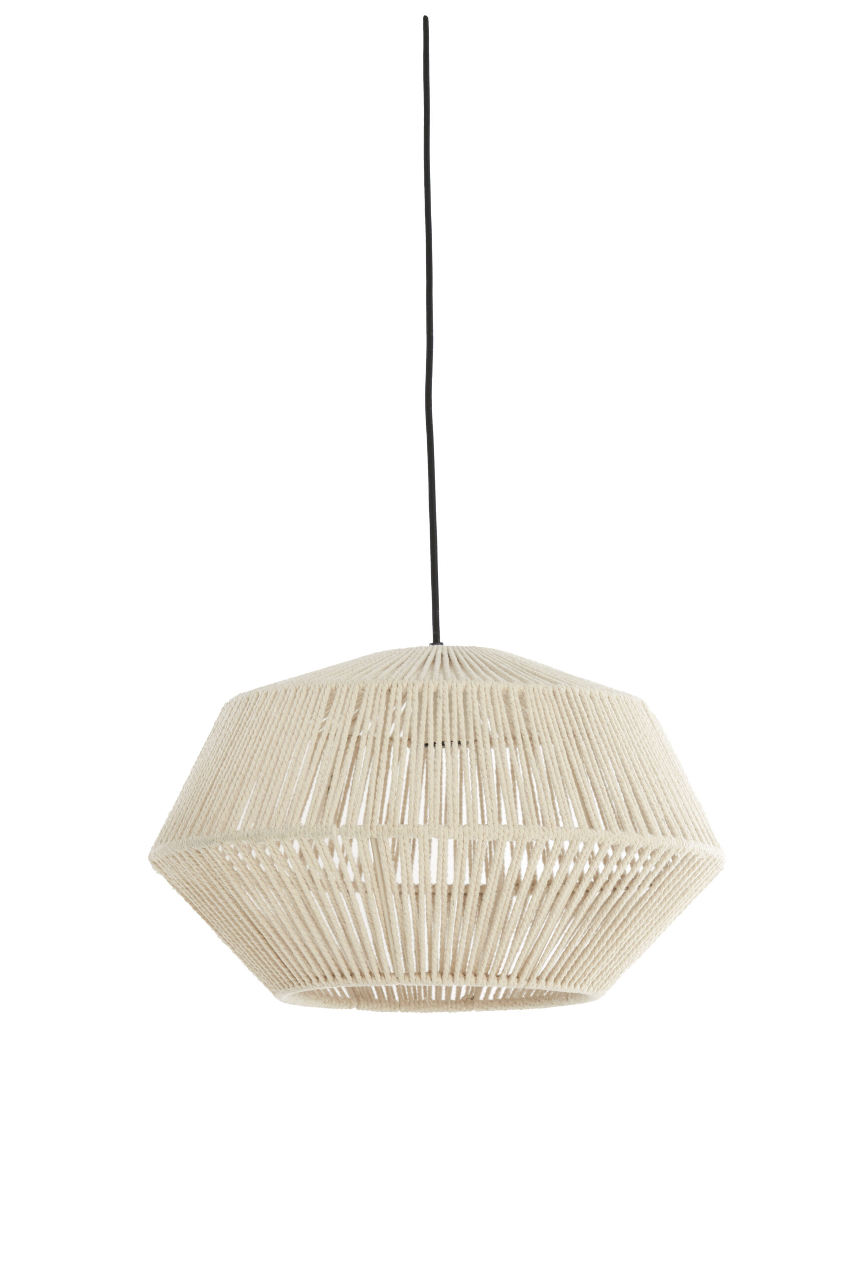 Light & Living - Hanglamp DEYA Ø40x24cm - Creme