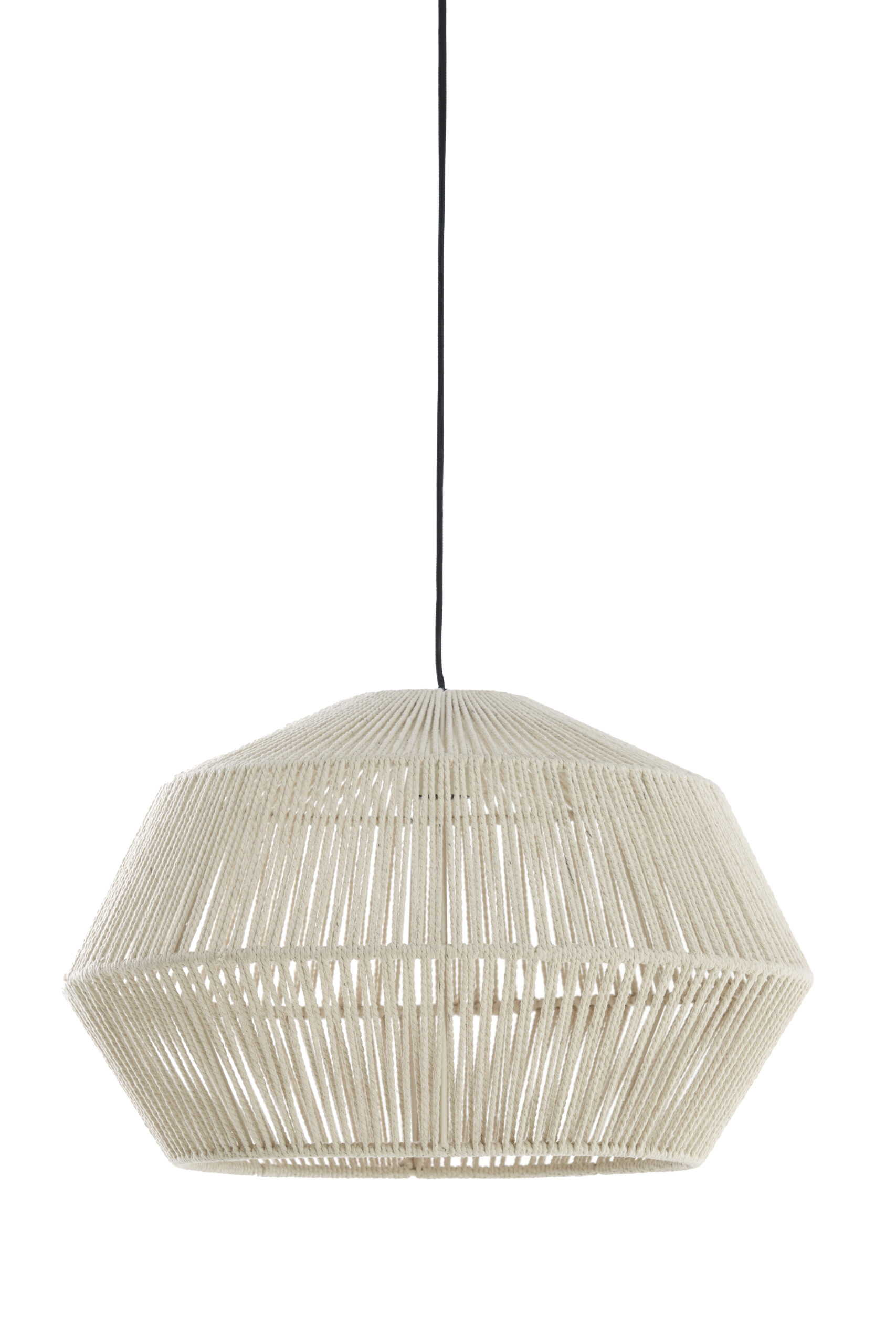 Light & Living - Hanglamp DEYA Ø49x30cm - Creme