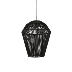 Light & Living - Hanglamp DEYA Ø30x37cm - Zwart