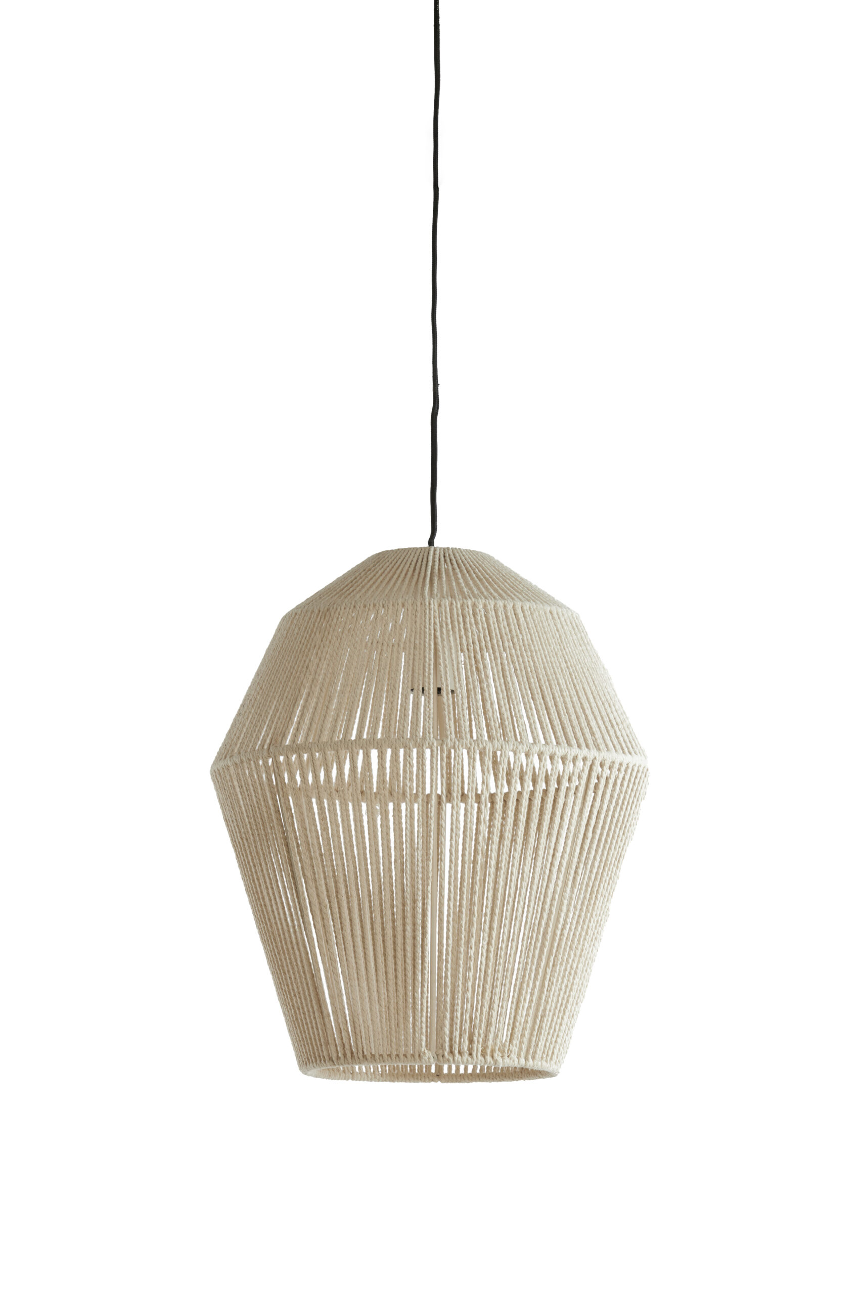 Light & Living - Hanglamp DEYA Ø38x45cm - Creme