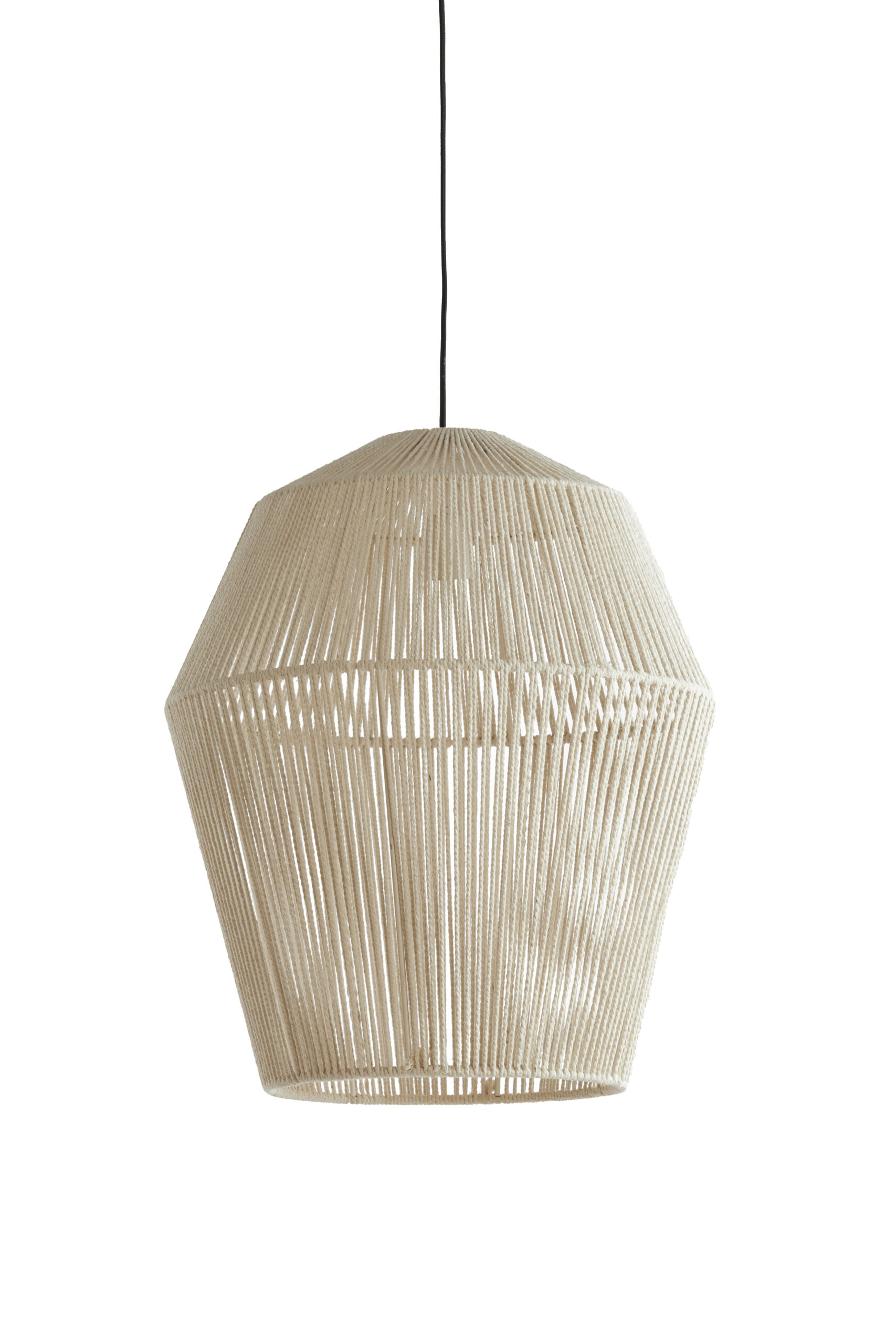 Light & Living - Hanglamp DEYA Ø45x56cm - Creme