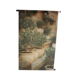 linnen muur hanger met metalen frame 78x3x118cm
