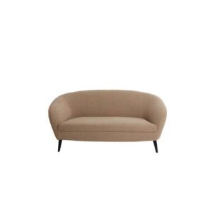 Bank 160x72x79 cm ALMOND teddy zand+zwart