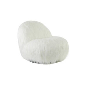 Stoel 90x77x72 cm GUMACA furry wit