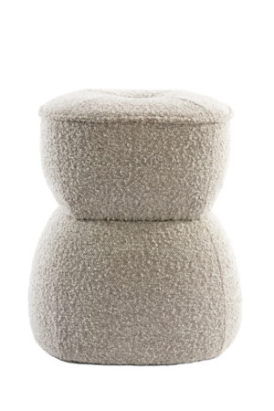 6786761 - Poef Ø40x46 cm LEYLA beige