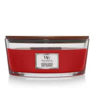 Woodwick - Ellipse geurkaars - Crimson Berries