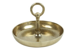 Plateau  Zuza S antiek messing ø25cm