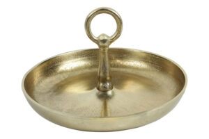 Plateau Zuza M antiek messing ø31cm