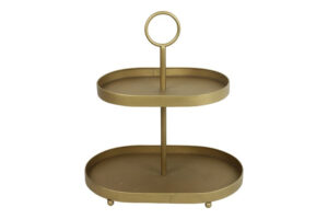 Etagere Bonamy S goud ovaal L47xB31x5Hx50CM