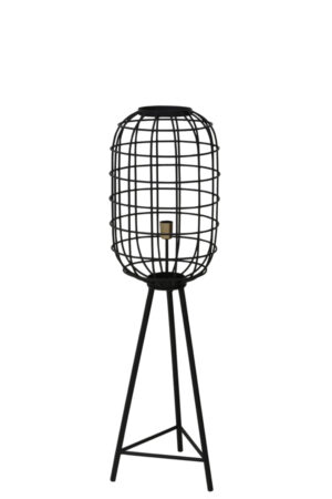 Light en Living 8207812 - Vloerlamp Ø35,5x125 cm TOAH mat zwart-antiek brons
