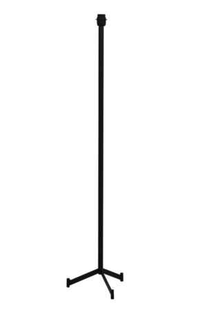 Light & Living - Vloerlamp DENNIS 131cm - Zwart