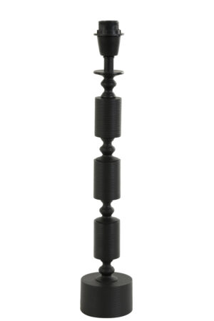 Light en Living 8301112 - Lampvoet Ø11x56 cm GITAYA mat zwart