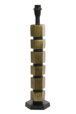 Light en Living 8301818 - Lampvoet 15x13x61 cm BANTU antiek brons-mat zwart