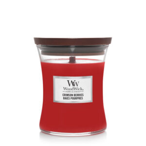 Woodwick - Medium geurkaars - Crimson Berries