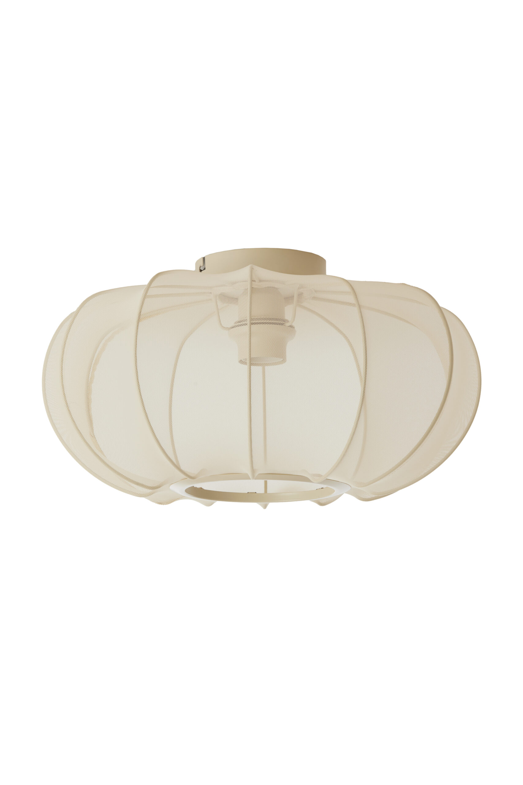 Light & Living - Plafonniere PLUMALIA 40cm - zand/creme