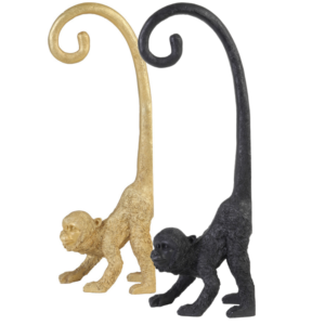 Light & Living - Wandornament MONKEY - Goud