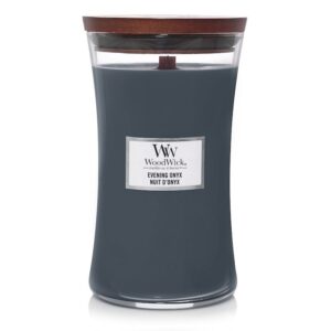 Woodwick Evening Onyx Large Geurkaars