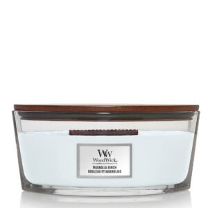 WoodWick- Geurkaars Ellipse - Magnolia Birch