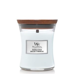WoodWick - Geurkaars Medium - Magnolia Birch